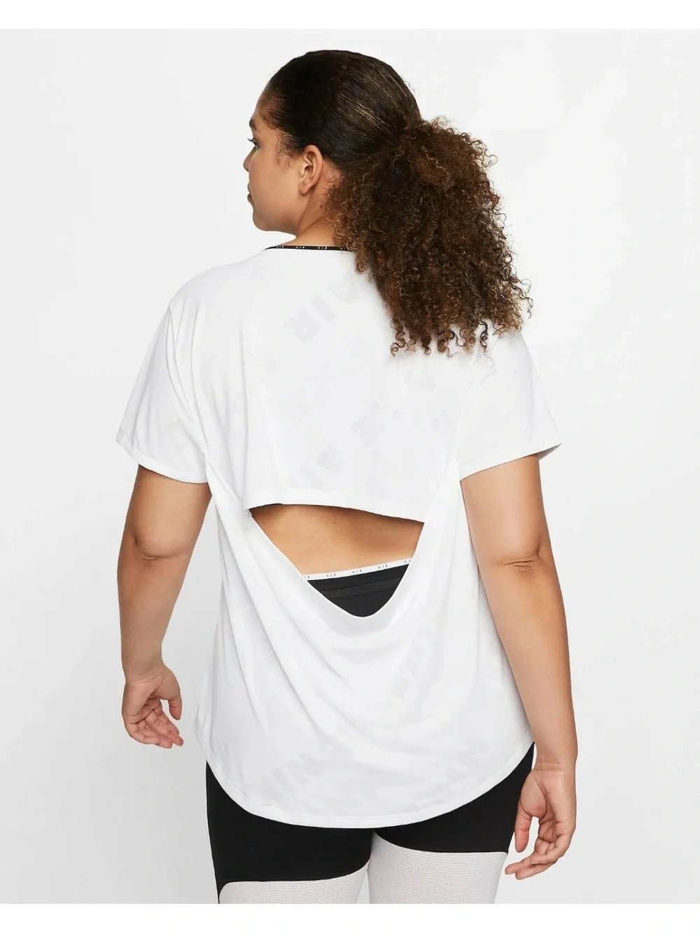 Nike Air Dri-FIT White Open Back Training Top 3X